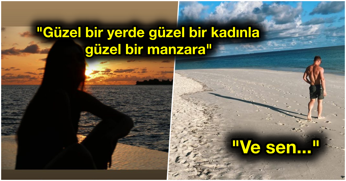 Bu Bir İlanı Aşk mı? Hande Erçel ve Kerem Bursin Tatil Fotoğraflarına Düştükleri Notlarla Kafa Karıştırdı