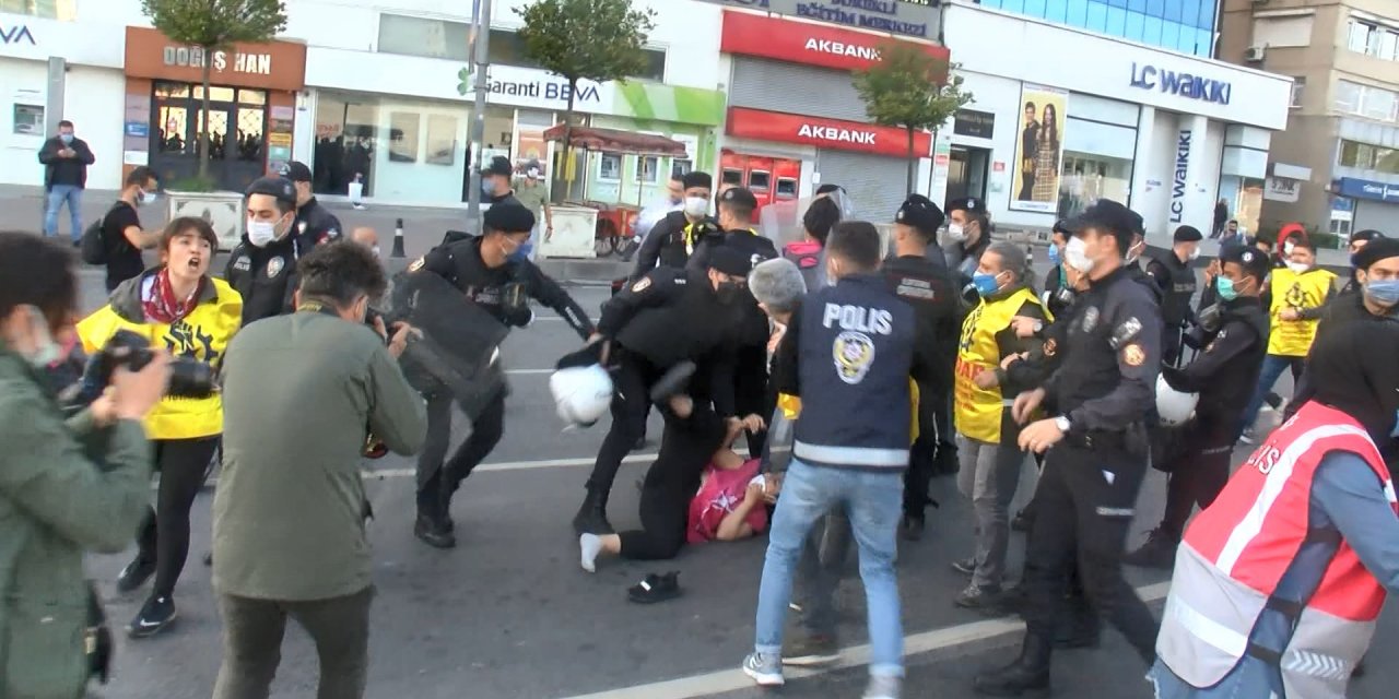 1 Mayıs'ta Taksim'e yürümek isteyenler gözaltına alındı