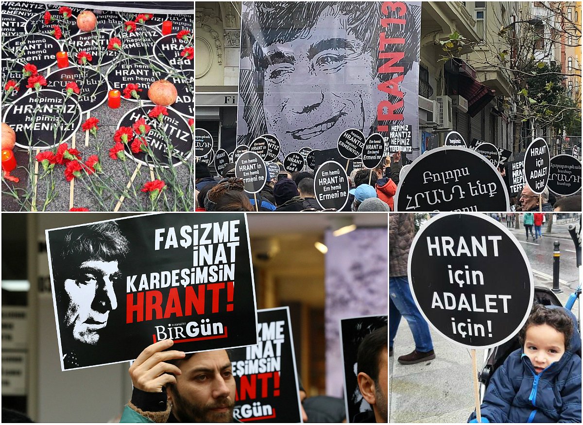 13 Yıl Oldu: Hrant Dink Vurulduğu Yerde Anıldı