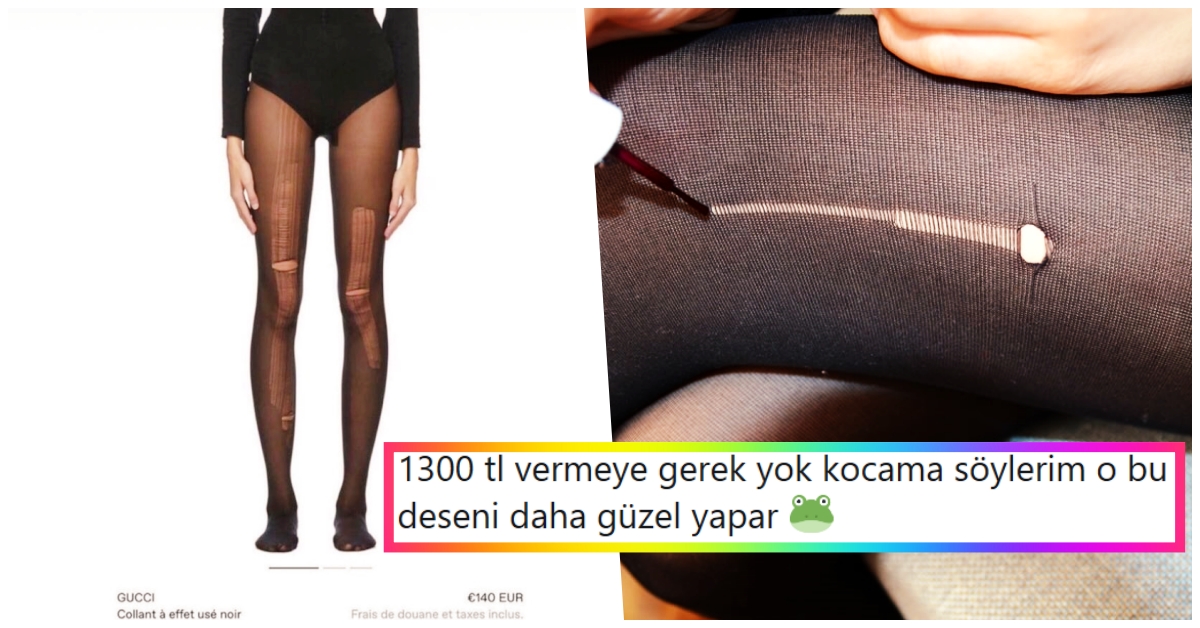 1300 TL'lik Kaçık Çorap! Gucci'nin Aşırı Yaratıcı Tasarımına Gelen Yorumları Okurken Gülme Krizine Gireceksiniz