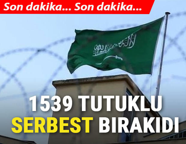 1539 Tutuklu serbest bırakıldı...