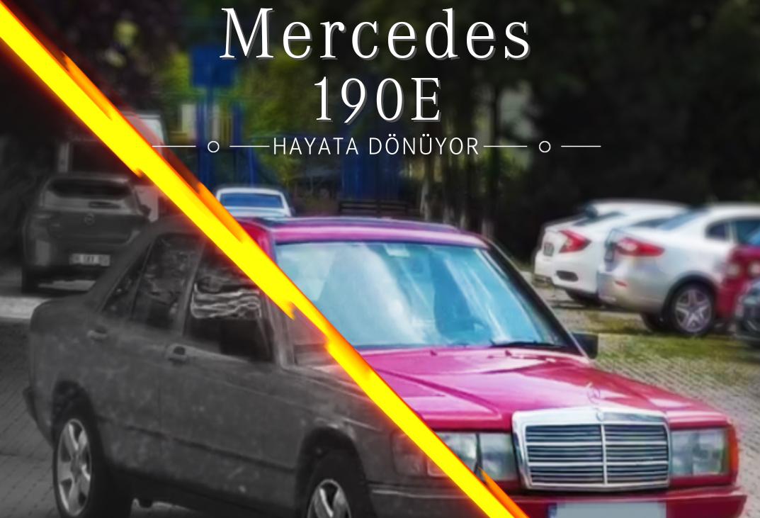 1988 Model Mercedes 190E'nin Tekrar Hayata Dönüşünü İzlerken Adeta Hipnoz Olacaksınız!