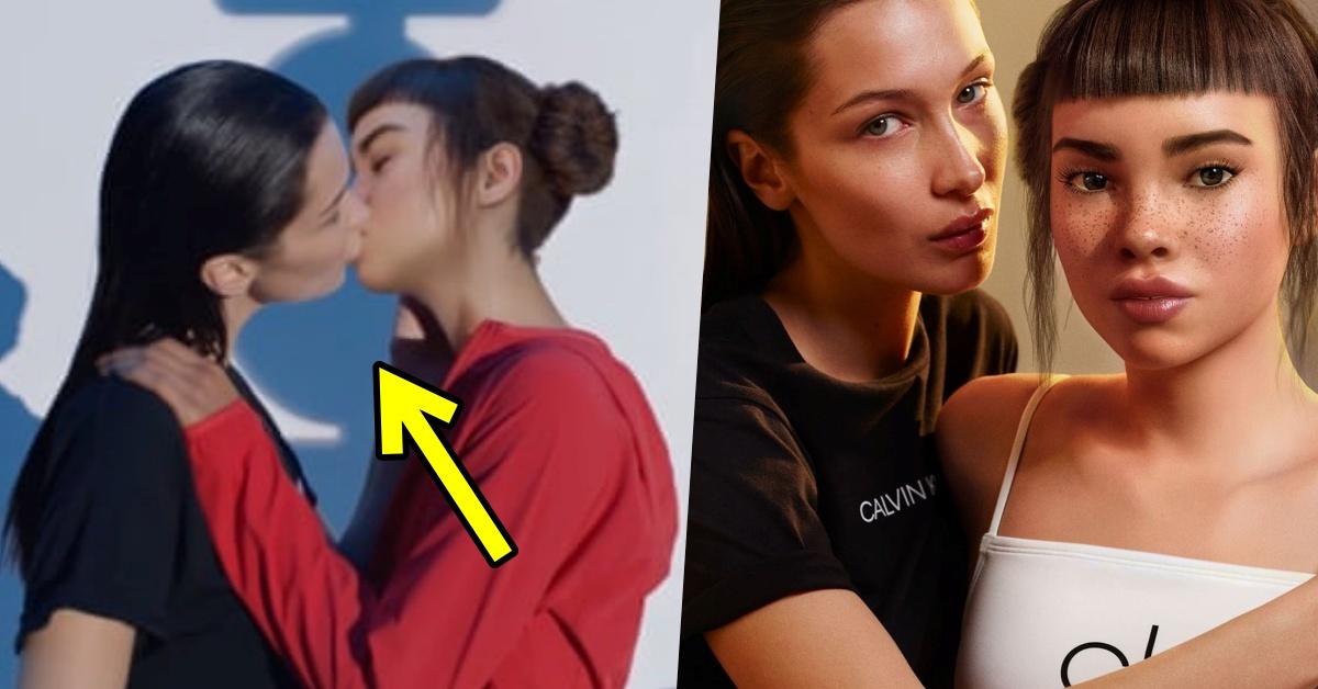 Bella Hadid ve Kurgusal Karakter Lil Miquela'nın Öpüştüğü Reklam Sineması Toplumsal Medyayı Ayağa Kaldırdı!