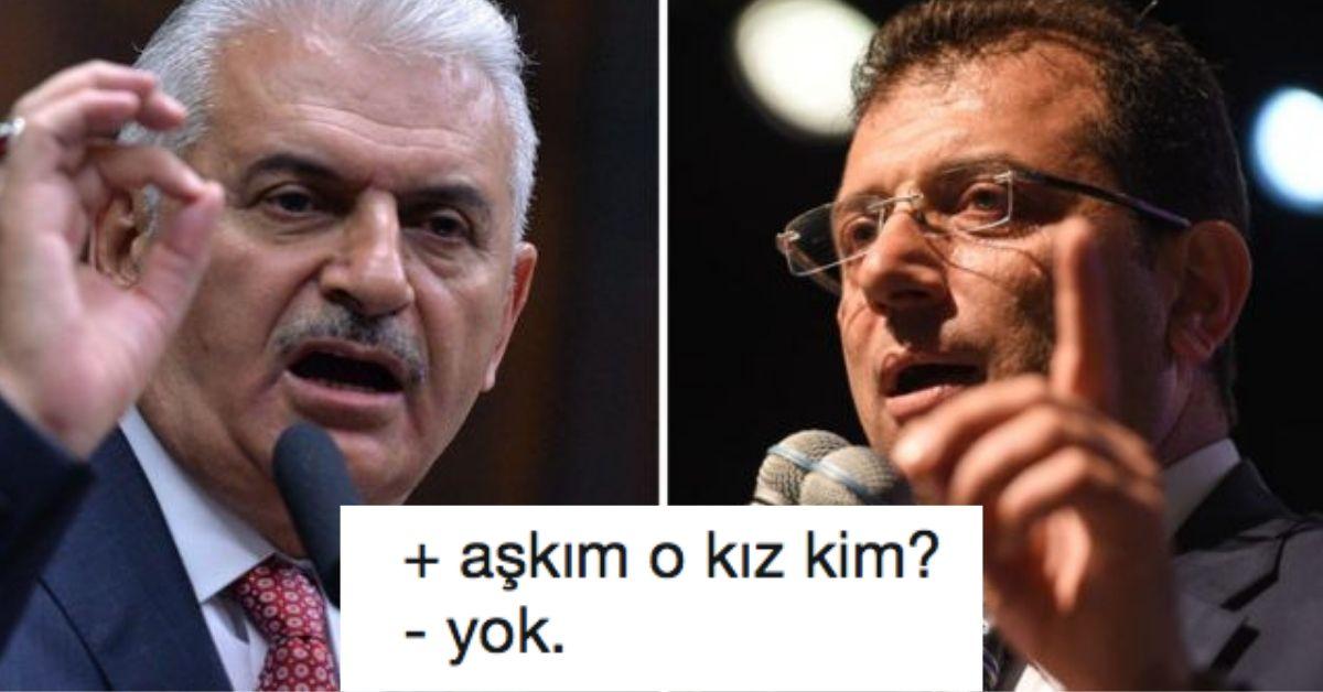 Binali Yıldırım'ın ''FETO İle Hiç Bağlantınız Oldu mu?'' Sorusuna Verdiği Karşılığa Reaksiyonunu Güldürerek Veren Beşerler