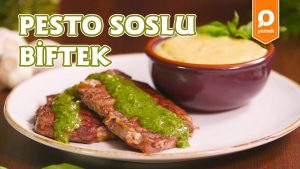 Krem Peynirli Patates Püresi ile Pesto Soslu Biftek Tanımı - Pratik Yemek Tanımları