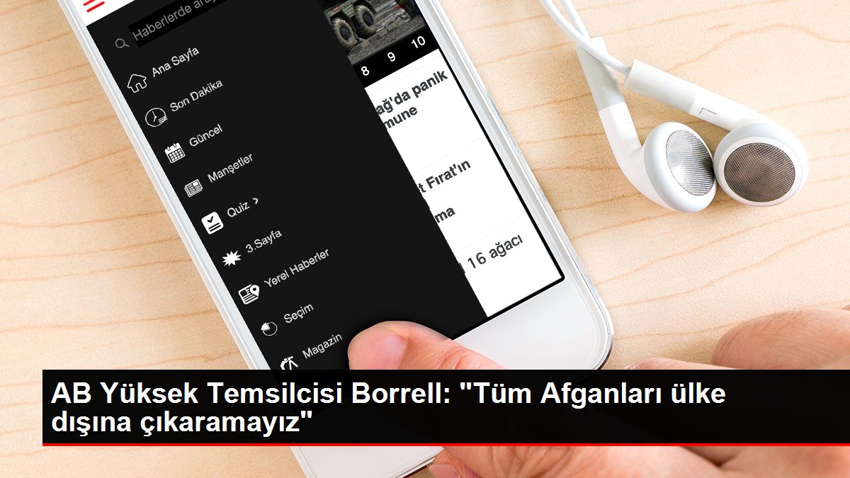 AB Yüksek Temsilcisi Borrell: "Tüm Afganları ülke dışına çıkaramayız"