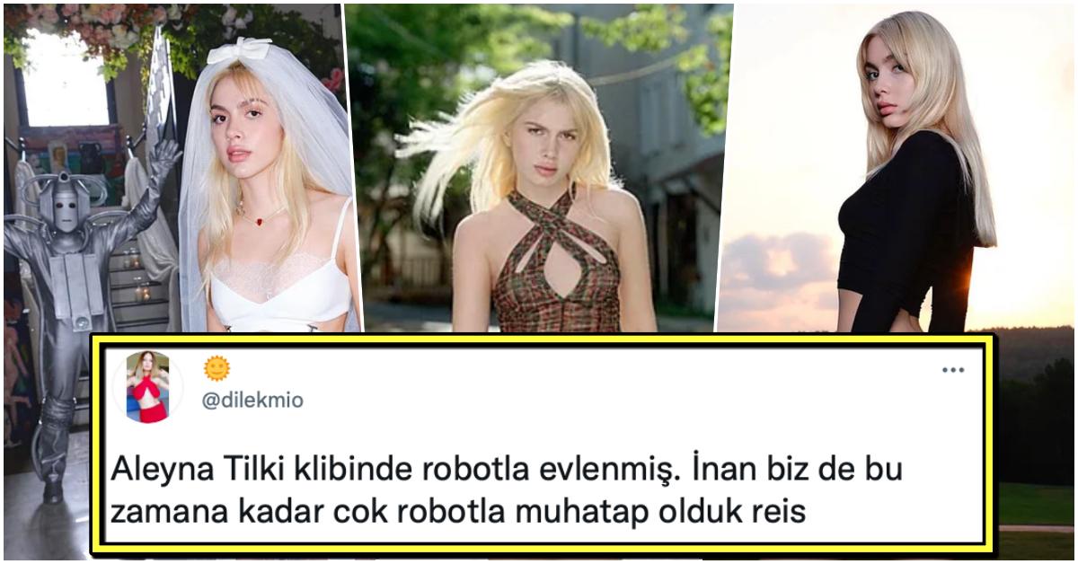 Aleyna Tilki'nin Geçtiğimiz Günlerde Dünyaevine Girdiği Robotun da Bulunduğu Klibi Bomba Tesiri Yarattı