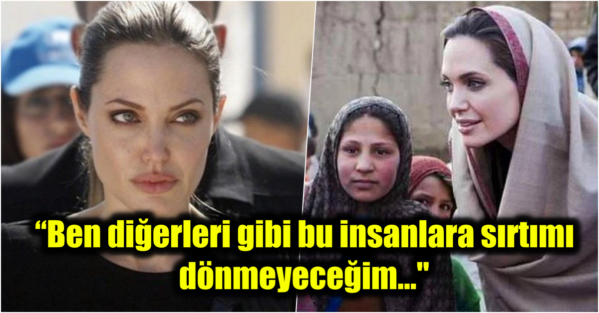 Angelina Jolie Taliban Esaretindeki Bayan ve Çocuklara Dikkat Çekmek İçin Kendisine Gelen Mektubu Paylaştı!????