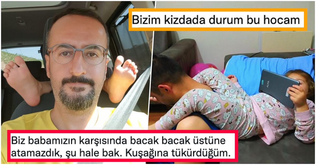 Babasının Yanında Bacak Bacak Atamayan Adamın Çocuğuyla Yaşadığı Duruma Gelen Birbirinden Komik Yanıtlar