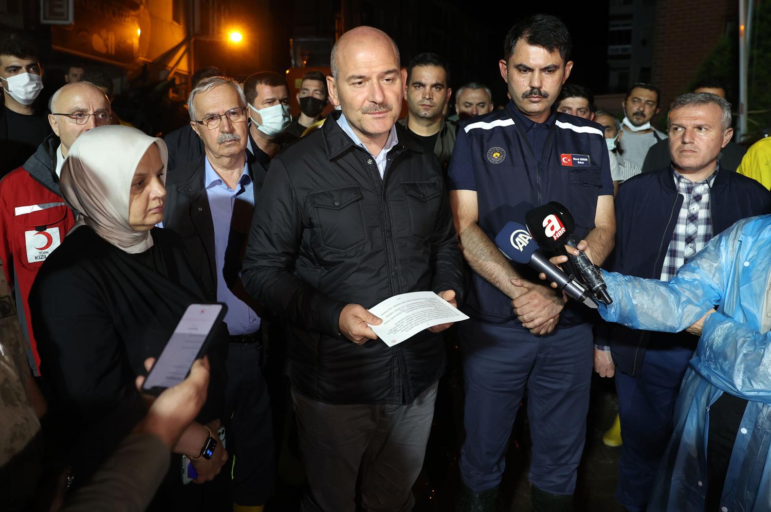 Bakan Soylu: 'Kastamonu ve Sinop'ta Toplam 77 Kayıp İhbarı Var'