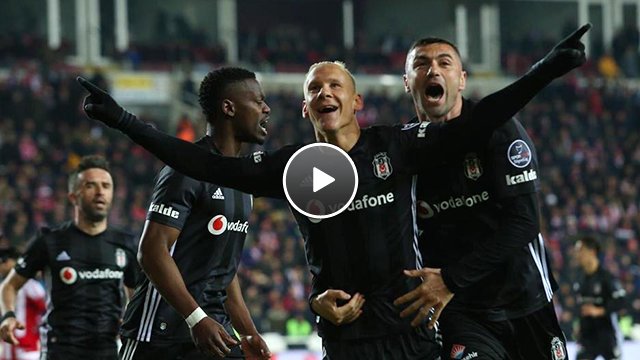 Beşiktaş, Sivasspor'u Deplasmanda 2-1 ile Geçti