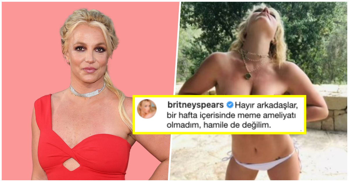 Britney Spears Üstsüz Fotoğraflarına Gelen Yorumlara Tepki Olarak Paylaştığı Yeni Pozları ile Gündem Oldu!