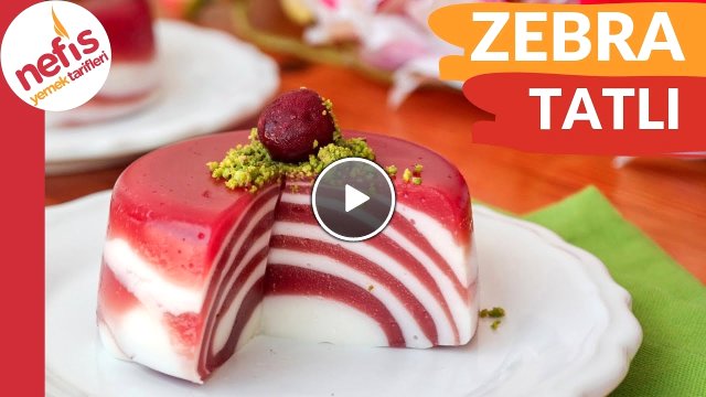 Bu Tatlı Yayınlandığı Gün Rekor Kırdı / İmali Zahmetli Üzere Görünen Çok Kolay Zebra Tatlısı