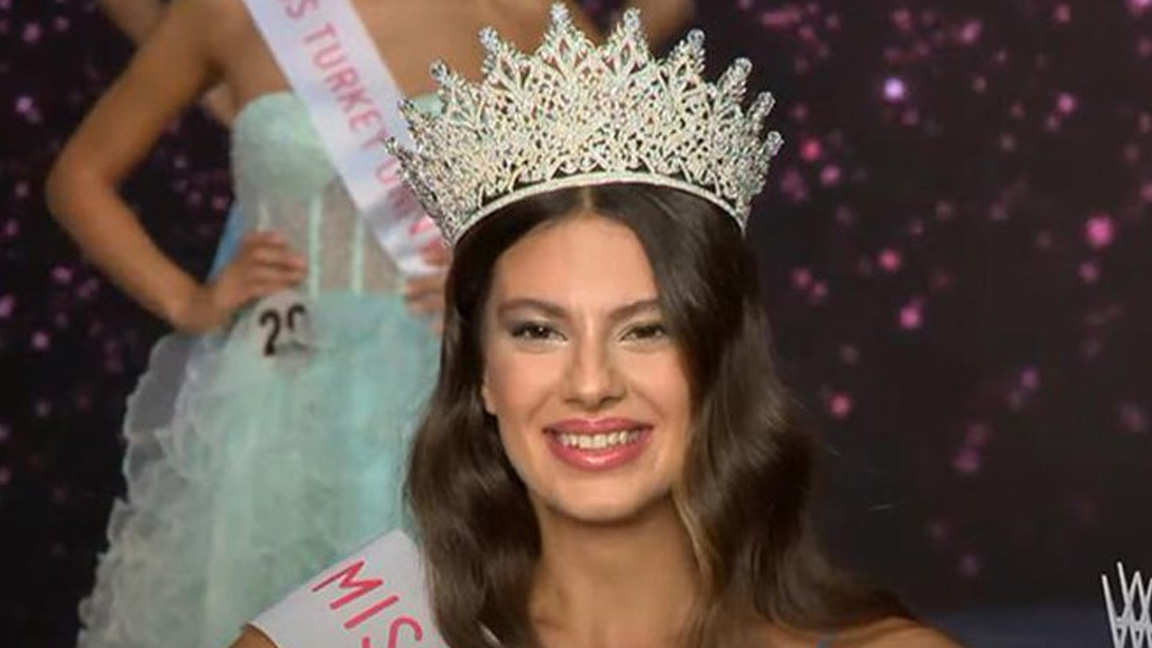 Miss Turkey 2021 birincisi Dilara Korkmaz oldu