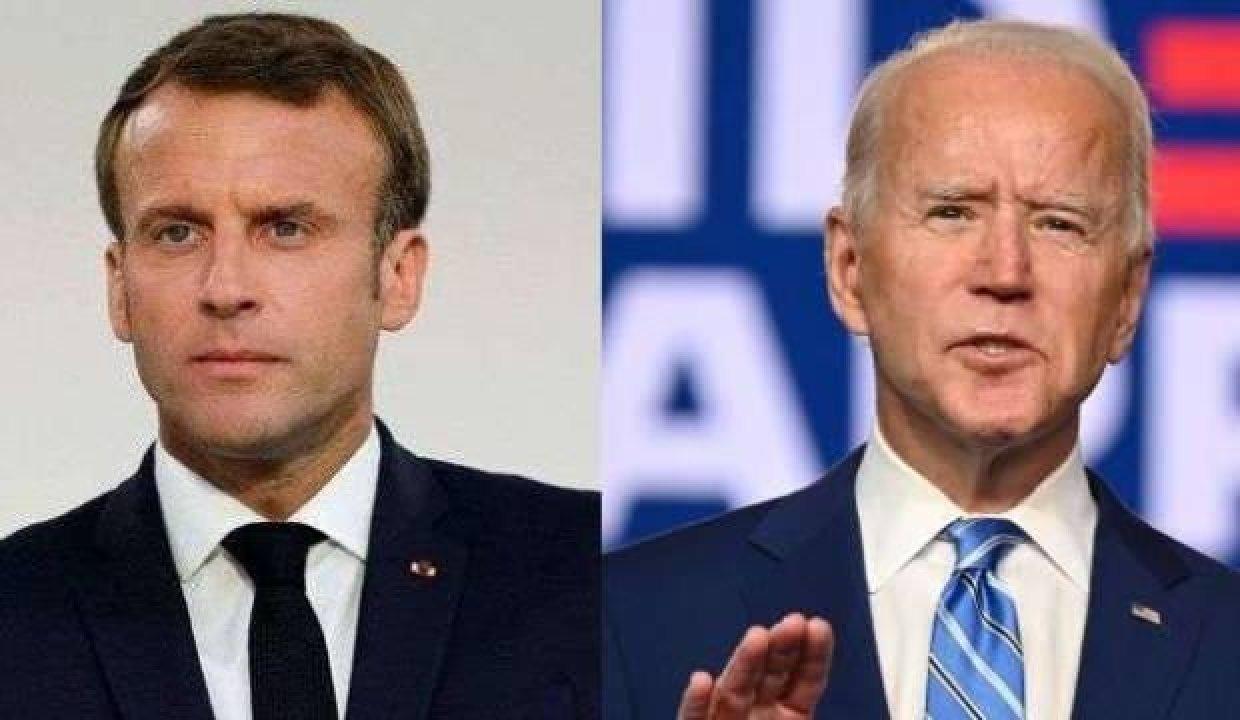 ABD Başkanı Biden, Fransa Cumhurbaşkanı Macron ile görüştü