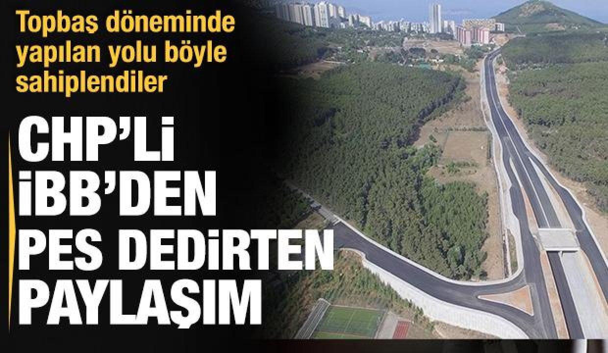 İBB'den son aymazlık: Topbaş döneminde yapılan yolu biz yaptık diye duyurdular