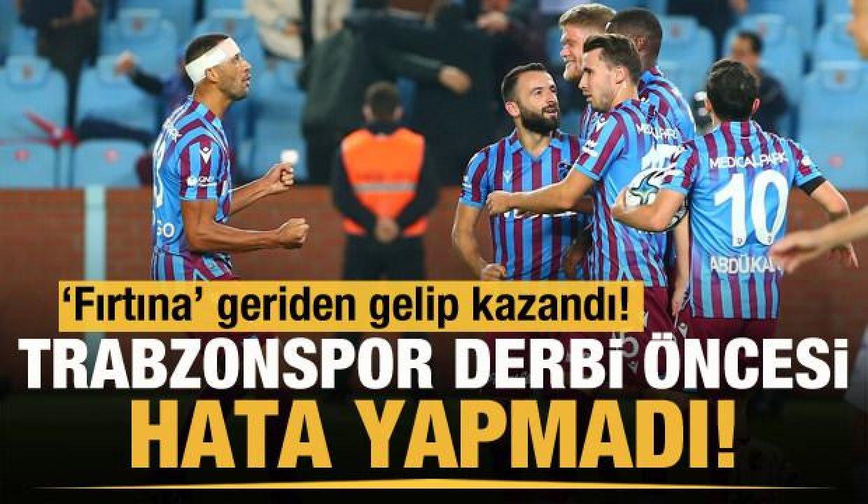 Karadeniz derbisinde zafer Trabzonspor'un!