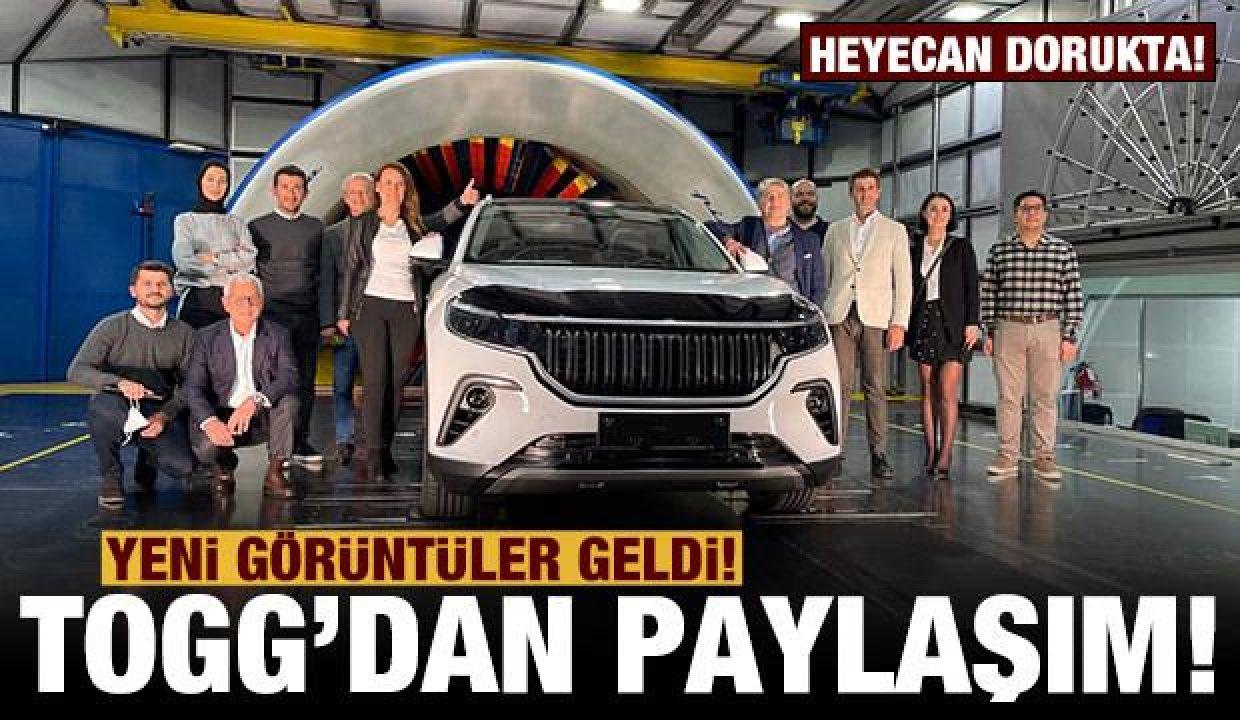 TOGG'dan heyecanlandıran paylaşım!