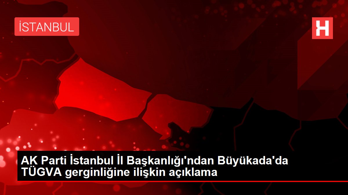 TÜGVA'nın Adalar İlçe Temsilciliği binasının tahliyesi