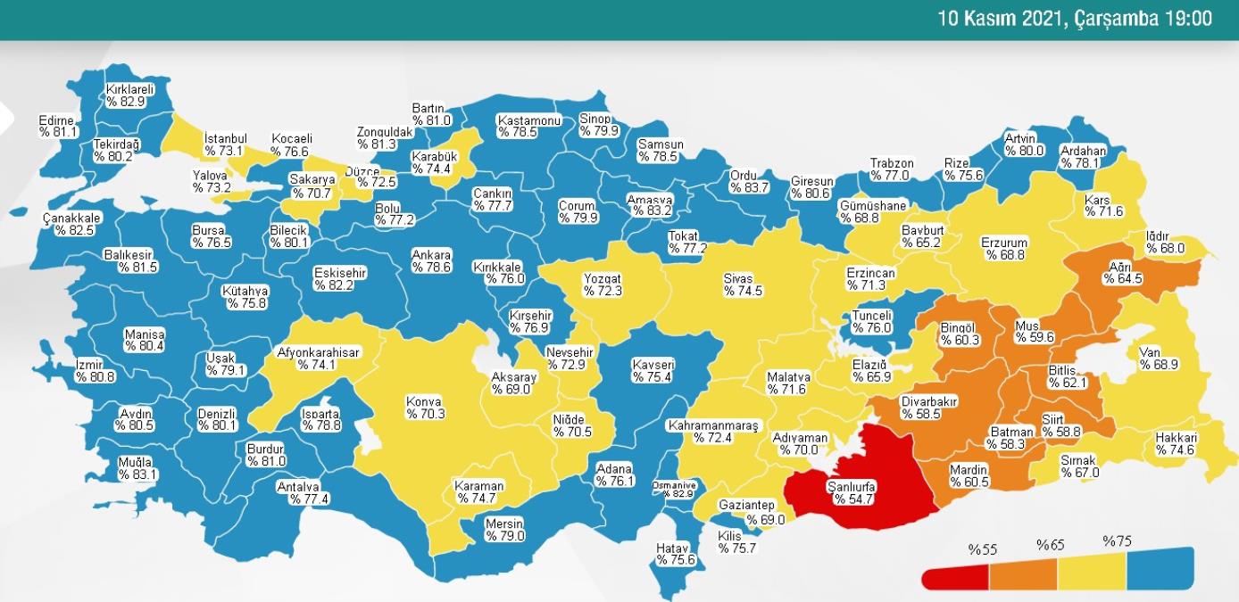 11 Kasım Perşembe 2021 korona tablosu… Bugünkü corona hadise sayısı açıklandı mı? 11 Kasım koronavirüsten kaç kişi öldü?