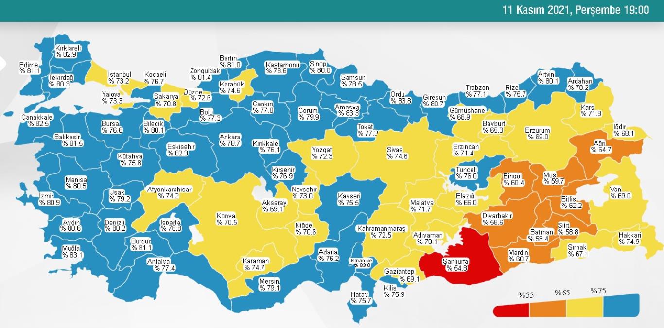 12 Kasım Cuma 2021 korona tablosu… Bugünkü corona olay sayısı açıklandı mı? 12 Kasım koronavirüsten kaç kişi öldü?