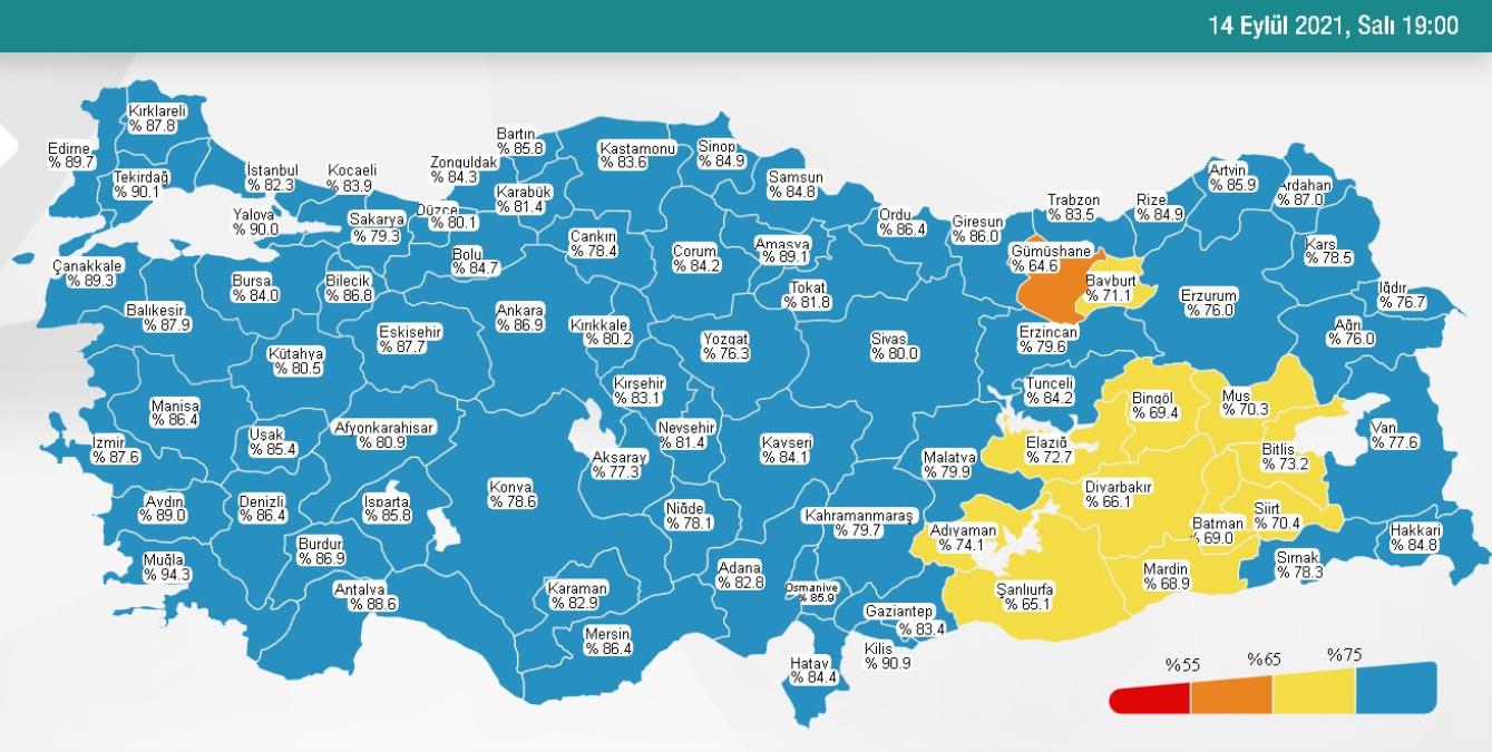 15 Eylül Çarşamba 2021 korona tablosu… Bugünkü corona hadise sayısı açıklandı mı? 15 Eylül koronavirüsten kaç kişi öldü?