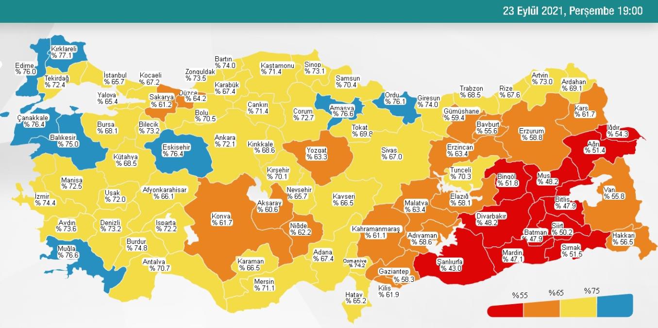 24 Eylül Cuma 2021 korona tablosu… Bugünkü corona olay sayısı açıklandı mı? 24 Eylül koronavirüsten kaç kişi öldü?