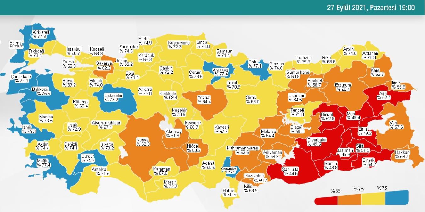 28 Eylül Salı 2021 korona tablosu… Bugünkü corona hadise sayısı açıklandı mı? 28 Eylül koronavirüsten kaç kişi öldü?