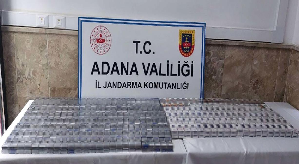 Adana'da 790 paket kaçak sigara ele geçirildi