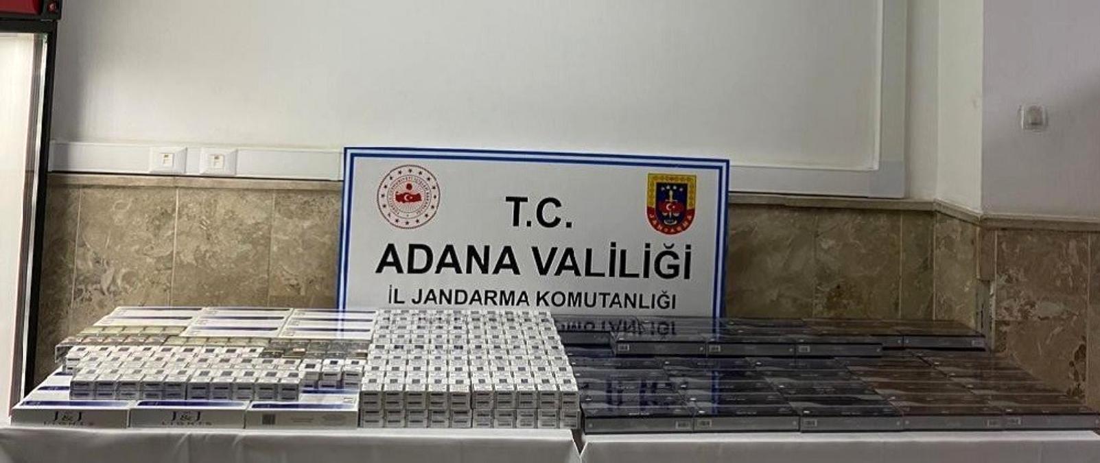 Adana'da sigara ve tütün kaçakçılığı operasyonu