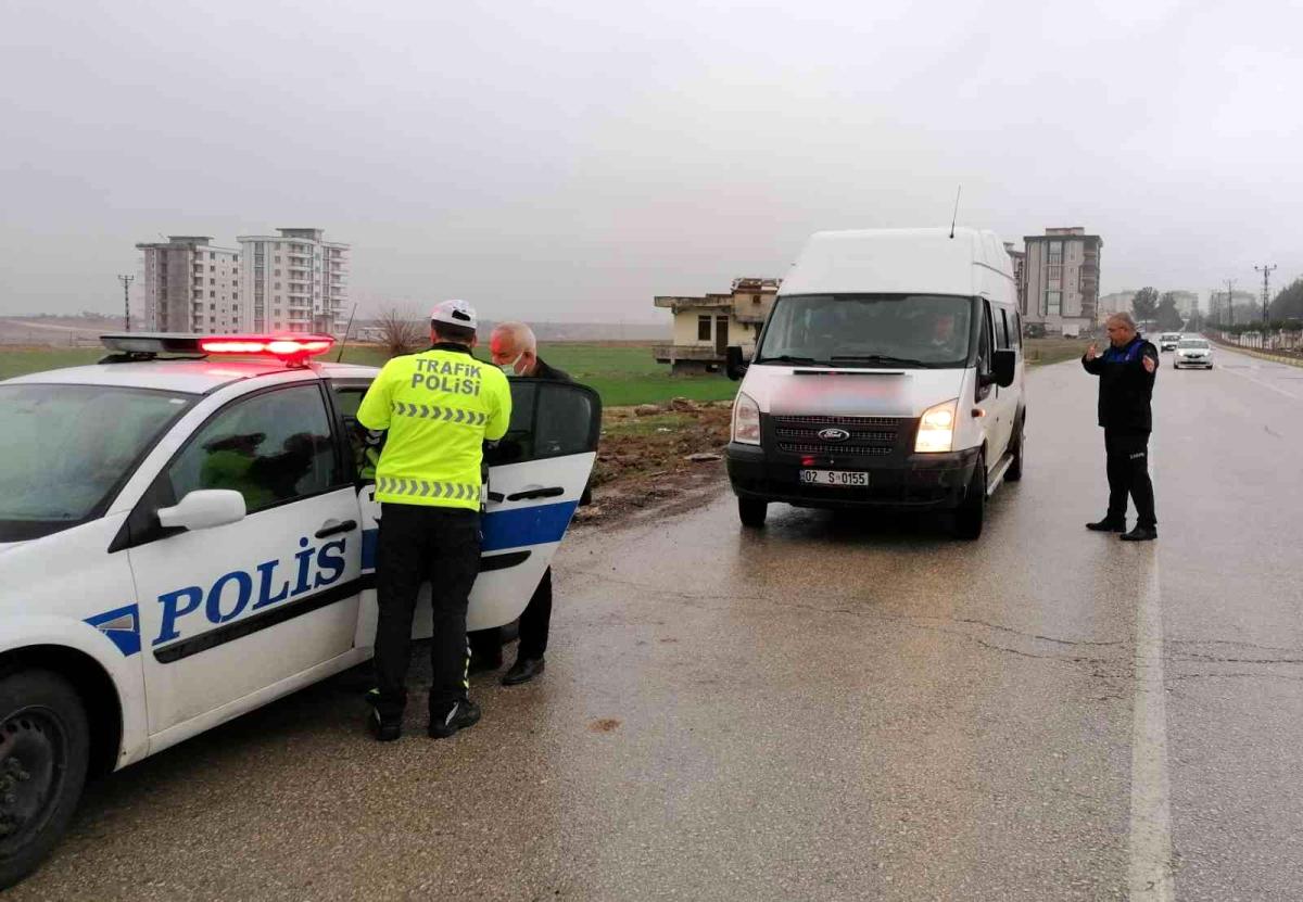 Adıyaman'da servislere sıkı kontrol