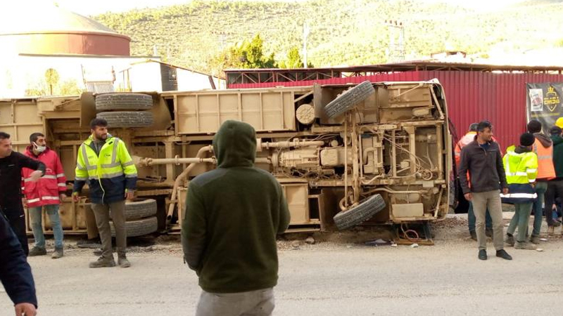 Akkuyu'da bir haftada üçüncü servis kazası; 15 yaralı