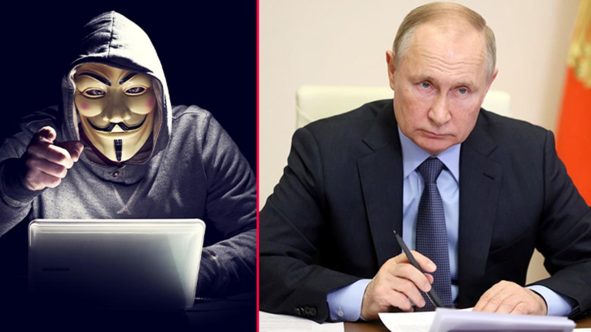 Anonymous, Rusya Merkez Bankası'nı hackledi! Bıraktıkları bildiri Putin'i küplere bindirecek