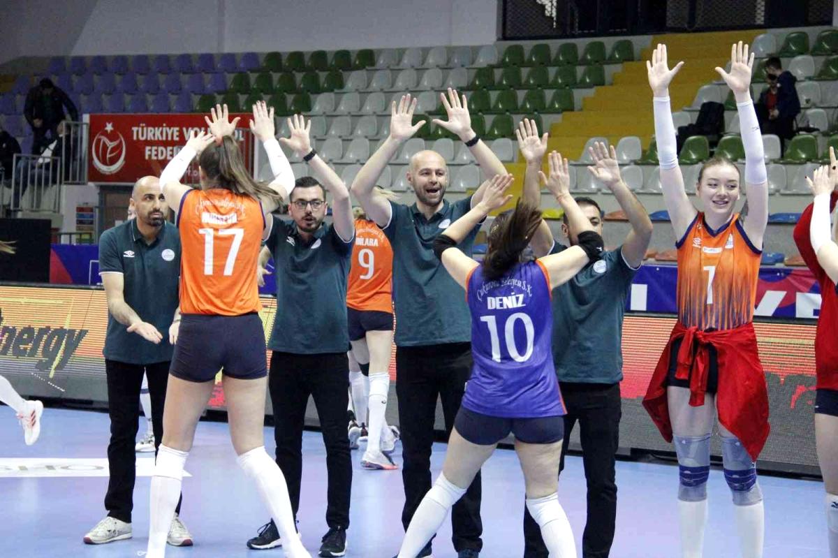 Bayanlar 1. Voleybol Ligi: Çukurova Belediyesi: 3 Antalya Muratpaşa Belediyespor: 2