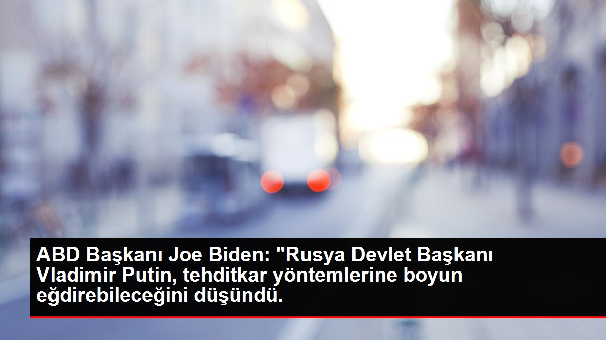 Biden, ABD hava alanını Rus uçaklarına kapattıklarını açıkladı