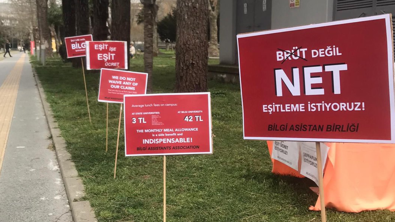 Bilgi Üniversitesi harekette: Eşit işe eşit ücret!