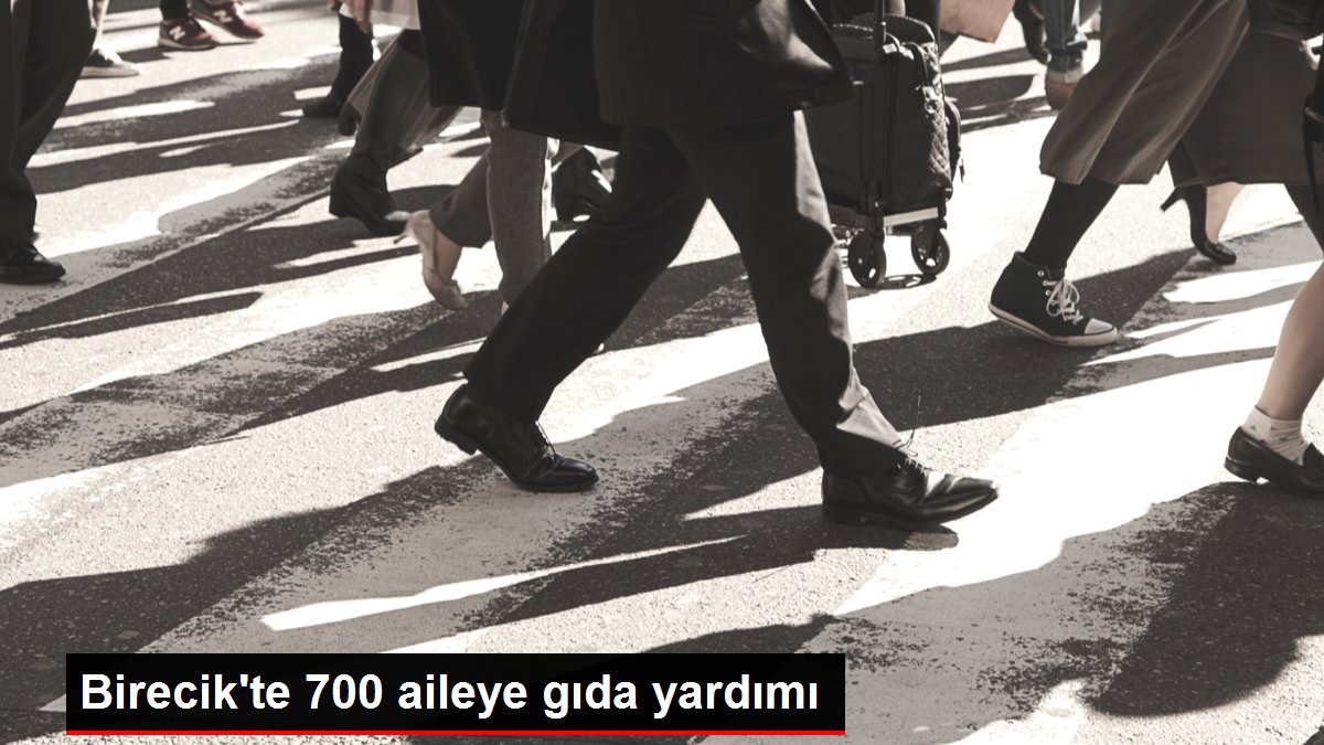 Birecik'te 700 aileye besin yardımı