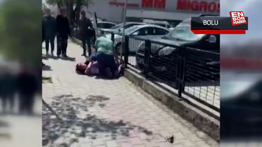 Bolu'da kıskançlık kavgası: Kadının üzerine oturdu