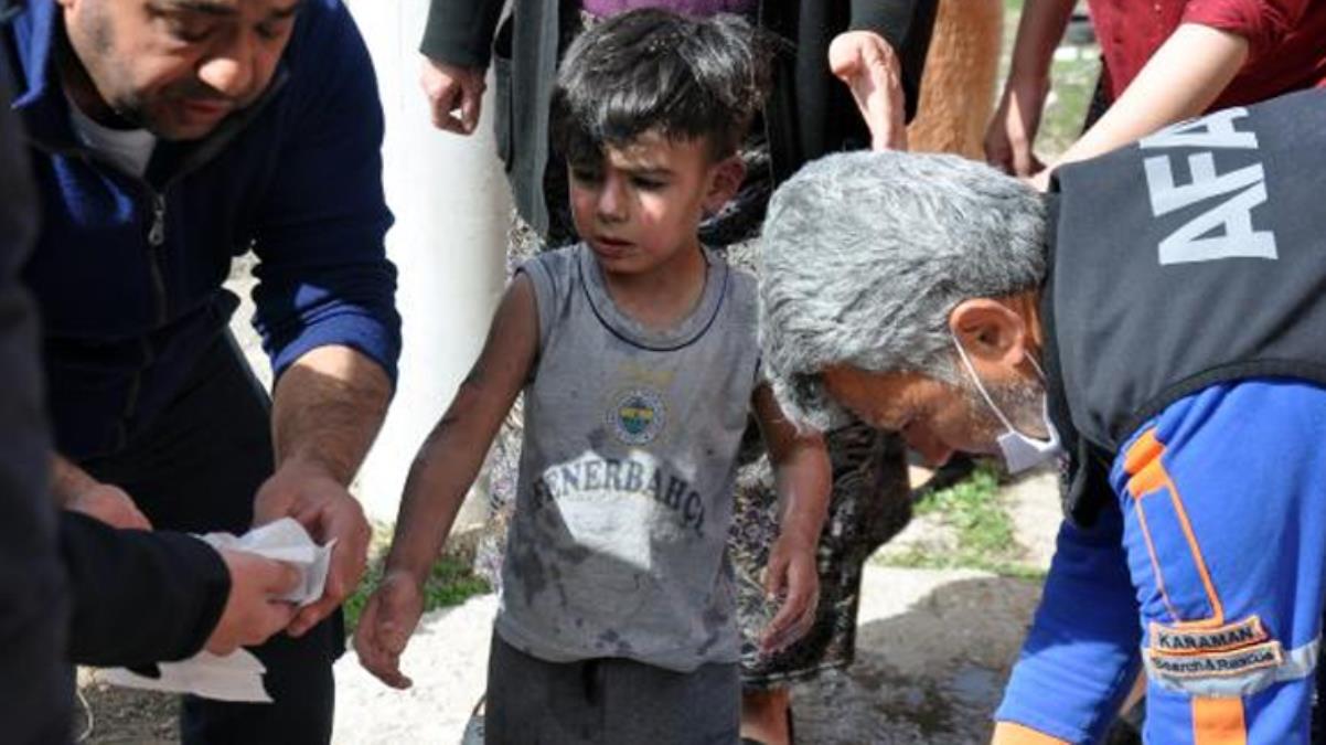 Çığlıklara koşup, 5 aylık bebeği alevlerin ortasından çıkardı