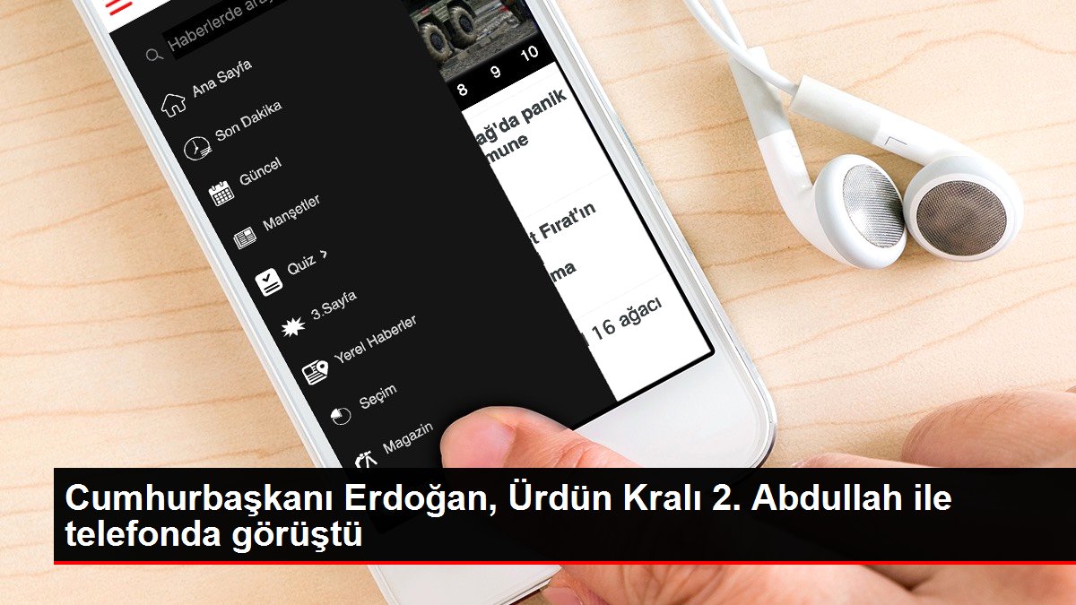 Cumhurbaşkanı Erdoğan, Ürdün Hükümdarı 2. Abdullah ile telefonda görüştü