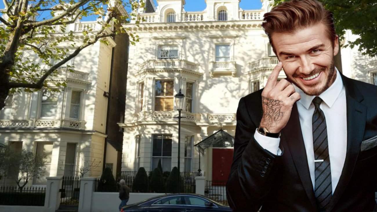 David Beckham'ın 40 milyon sterlinlik evine hırsız girdi!