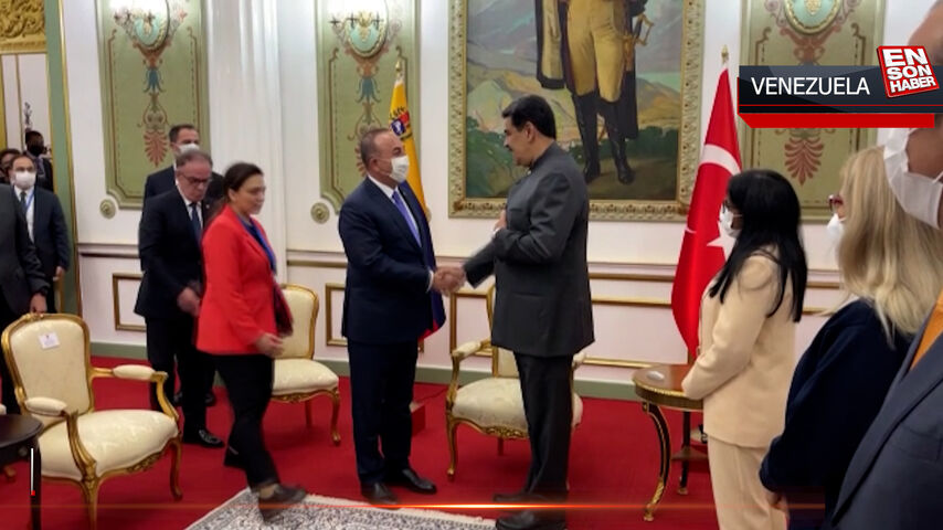 Dışişleri Bakanı Çavuşoğlu Venezuela Devlet Başkanı Maduro ile görüştü