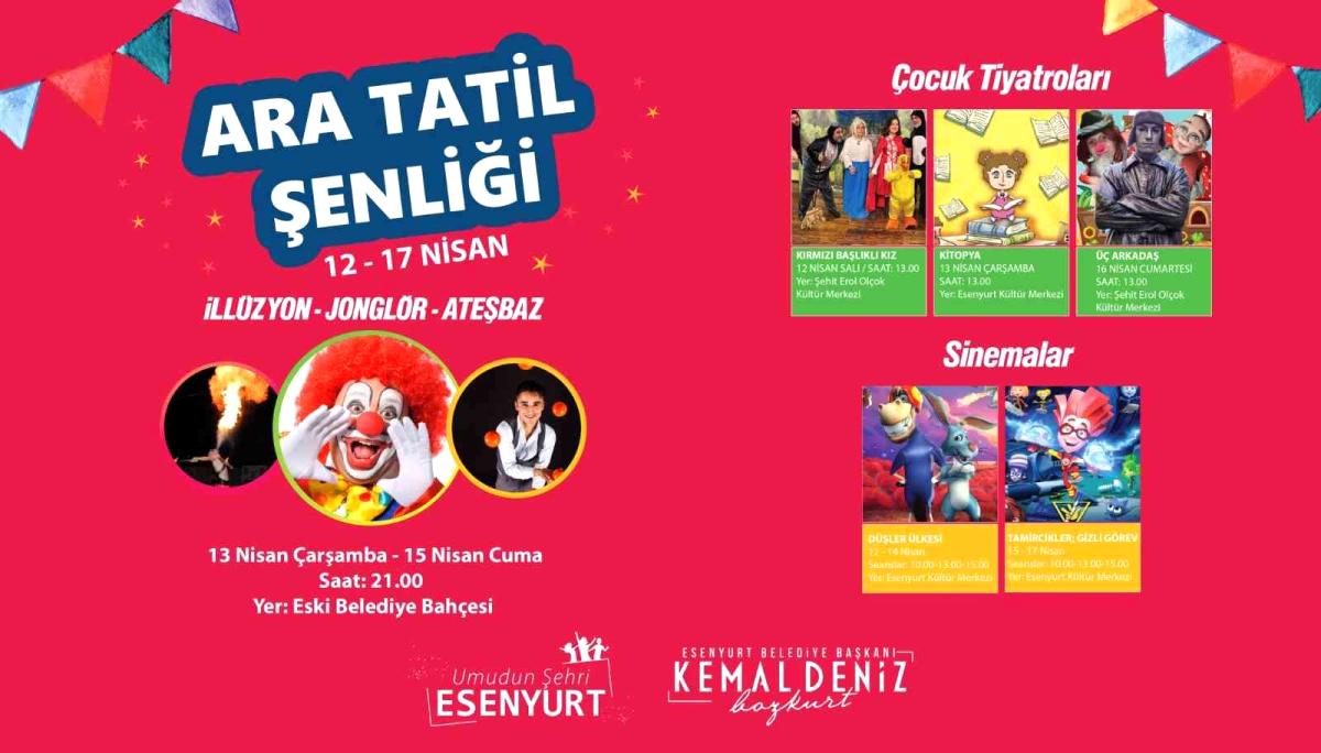 Esenyurtlu çocuklar tatil şenliği ile gerilim atıyor