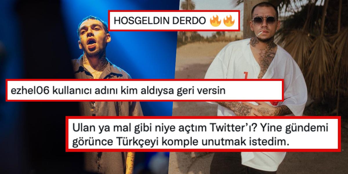 2019 Yılında 'Son Küfürlerinizi Edin' Diyerek Twitter Hesabını Kapatan Rapçi Ezhel Twitter'a Dönüş Yaptı!