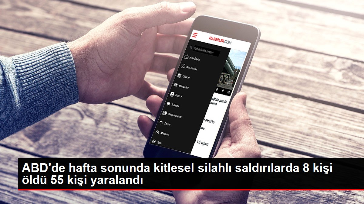 ABD'de hafta sonunda kitlesel silahlı hücumlarda 8 kişi öldü 55 kişi yaralandı