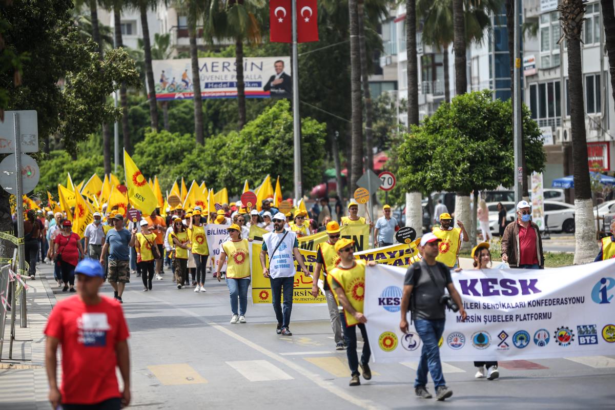 Adana, Mersin, Hatay ve Osmaniye'de 1 Mayıs Emek ve Dayanışma Günü kutlandı