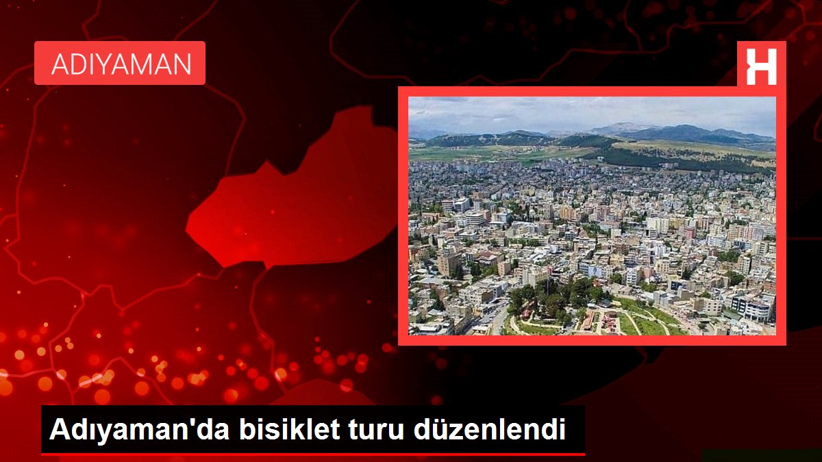 Adıyaman'da bisiklet tipi düzenlendi