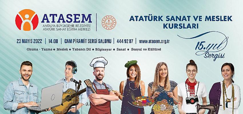 ATASEM kursiyerlerinden yıl sonu standı