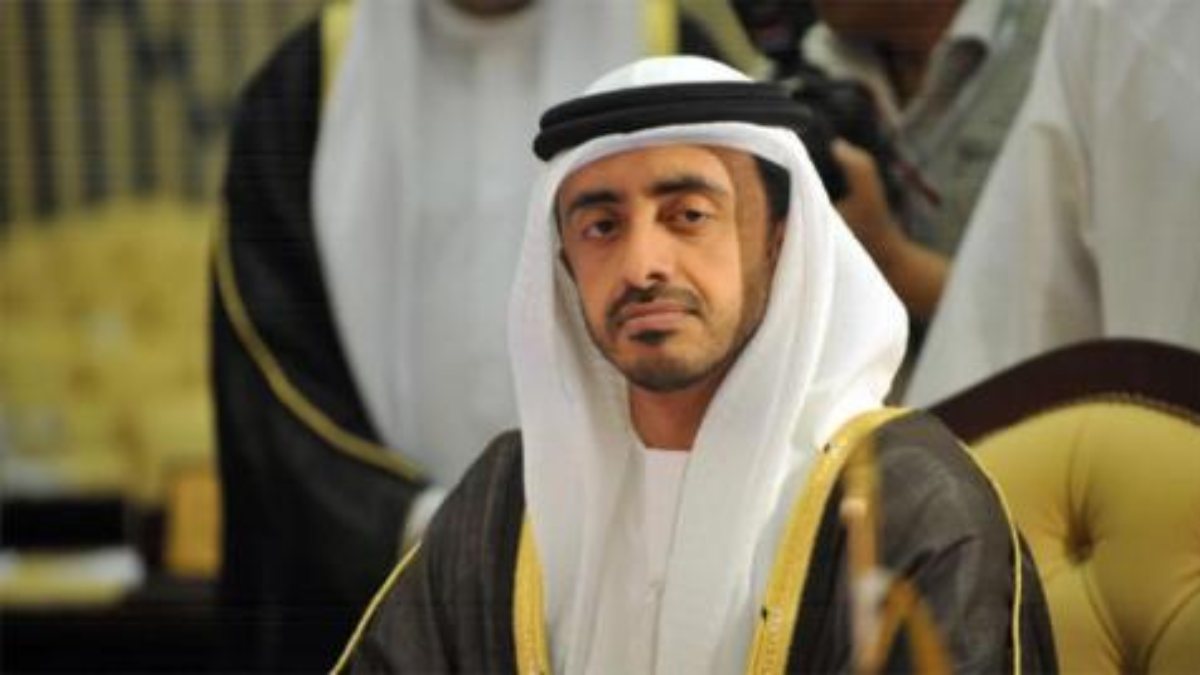 BAE Dışişleri Bakanı Abdullah bin Zayed Al Nahyan, Türkiye'ye gelecek