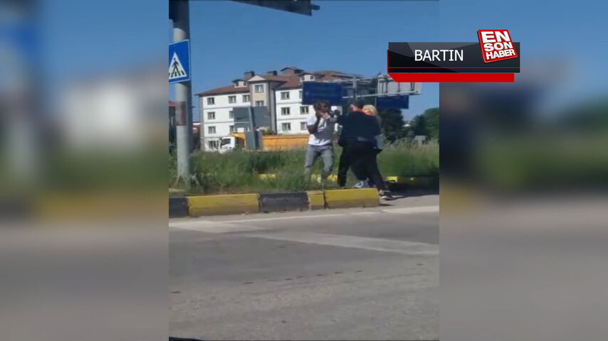 Bartın'da, yabancı uyruklu öğrenci ile yumruk yumruğa kavga